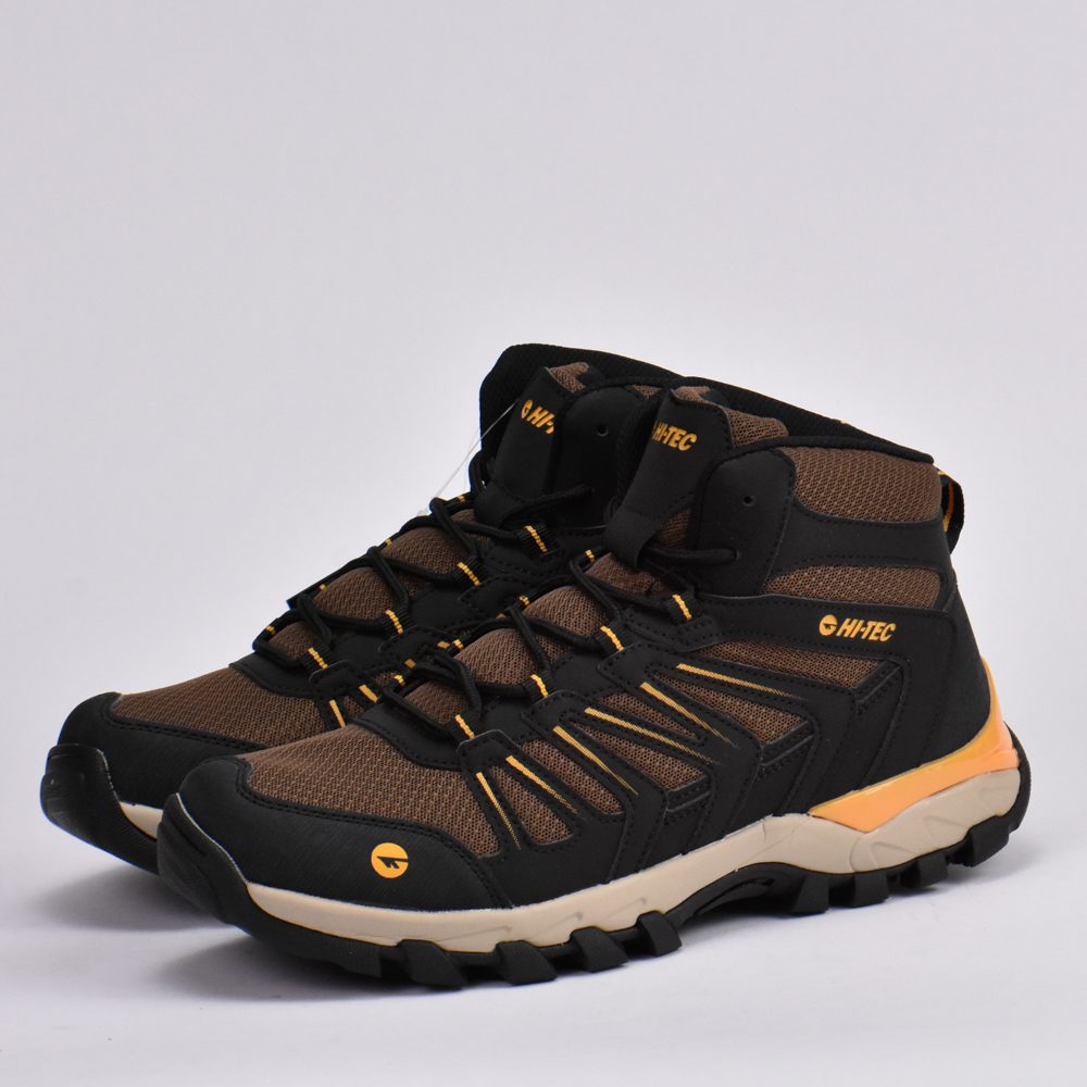 Chaussures de randonnée Hi-Tec Grand Paradiso Mid mi-montantes, avec semelle crantée et design imperméable, parfaites pour les terrains variés en Algérie.